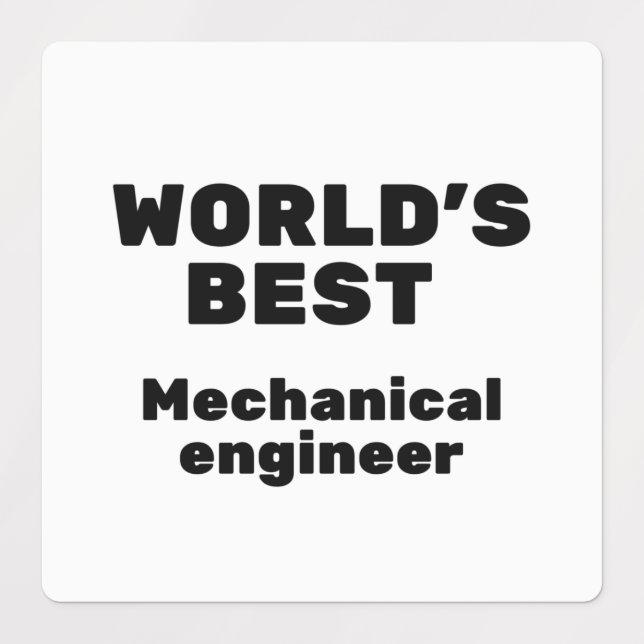 World's Best Mechanical Engineer (Design 1)