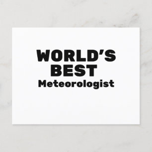 World's Best Meteorologist Postcard