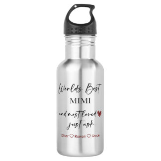 World's Best Mimi & Most Loved Water Bottle