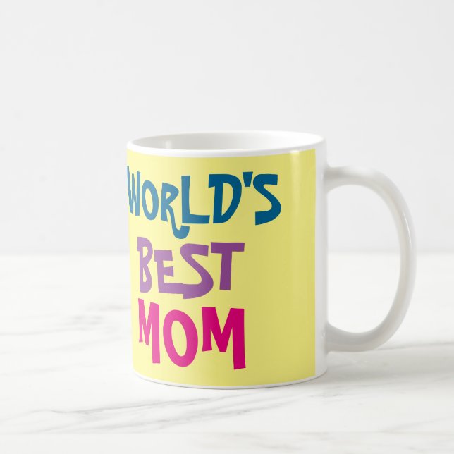 WORLD'S BEST MOM coffee mugs (Right)