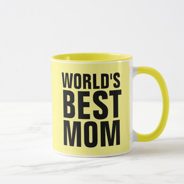 WORLD'S BEST MOM COFFEE MUGS (Right)