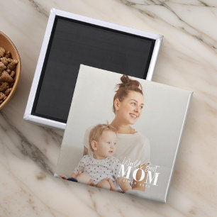 World's Best Mom Since 20XX Modern Photo Magnet