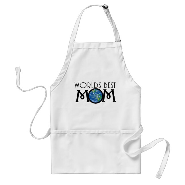 Worlds Best Mom  Standard Apron (Front)
