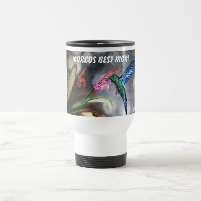 WORLDS BEST MOM travel mug (Center)