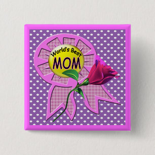 Worlds Best Mother Buttons