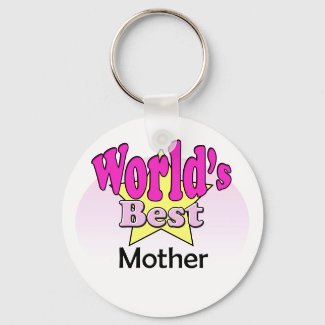 World's Best Mother Key Ring (Front)
