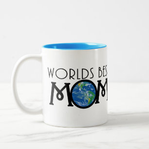 Worlds Best Mum 11oz Two-Tone Coffee Mug