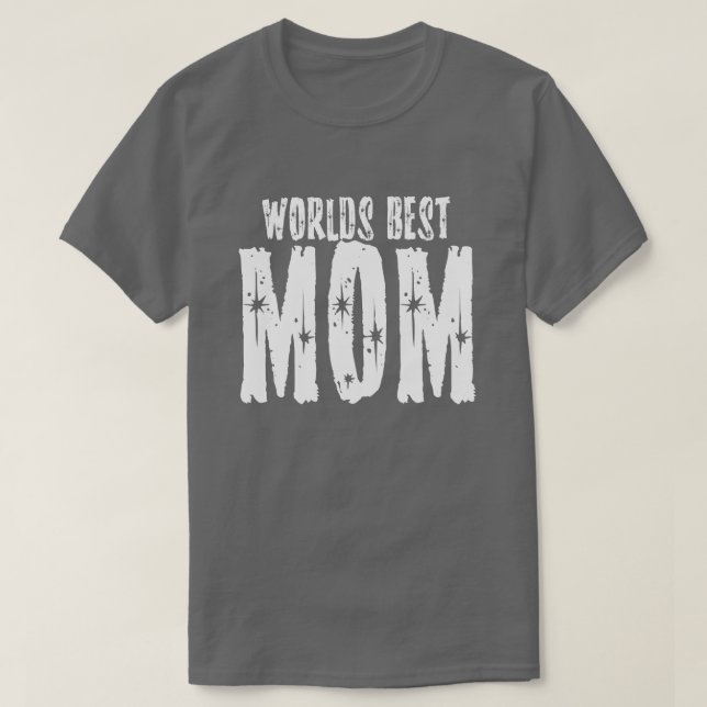 Worlds Best Mum 3 T-Shirt (Design Front)