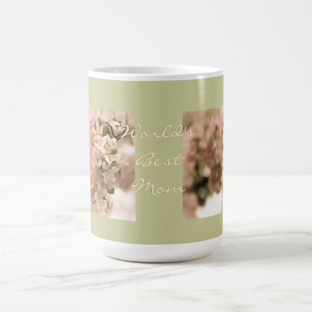 World's Best Mum Apple Blossoms Coffee Mug (Center)