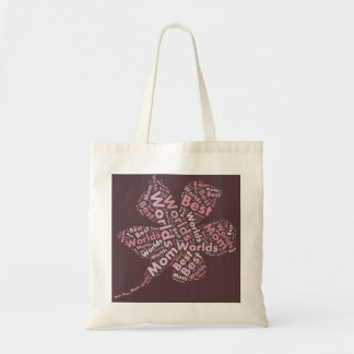World's Best Mum Bag Brown Pink Floral