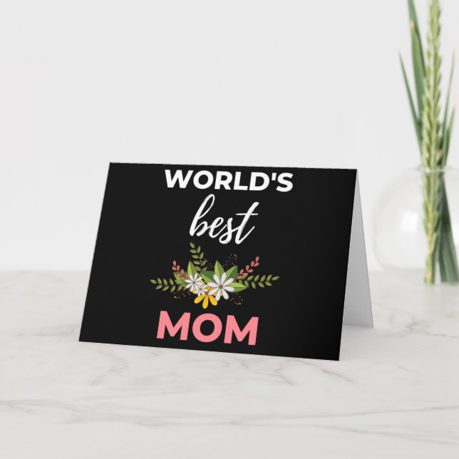 World's Best Mum Card (Front)