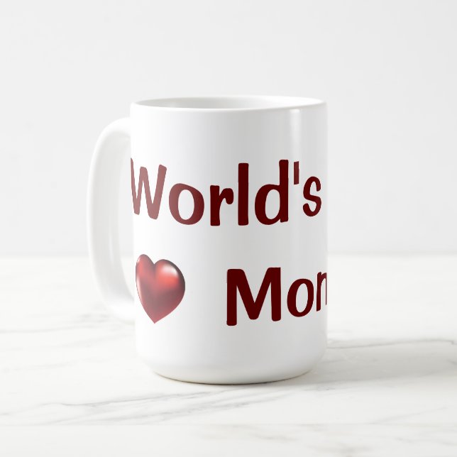 World's Best Mum Coffee Mug (Front Left)