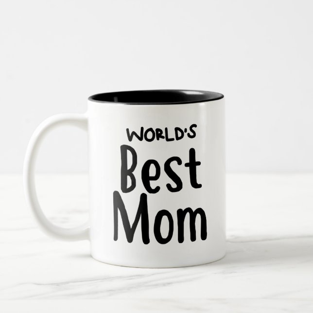 World's Best Mum - Coffee Tea Mug (Left)