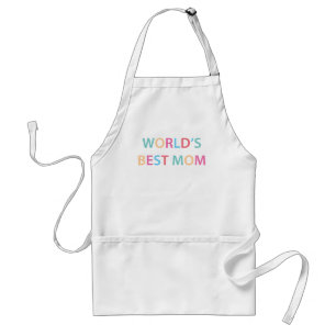 World's Best Mum Colourful  Standard Apron