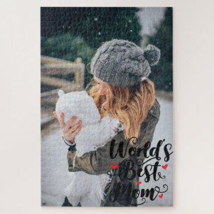 World's Best Mum   Custom Photo Jigsaw Puzzle