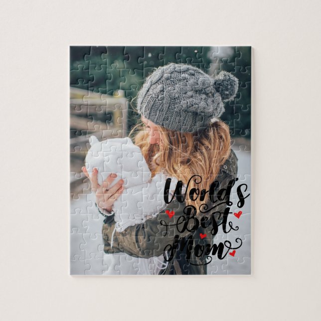 World's Best Mum | Custom Photo Jigsaw Puzzle (Vertical)