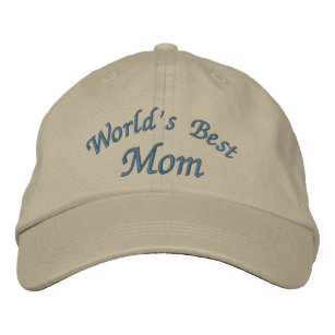 World's Best Mum Cute Embroidered Hat