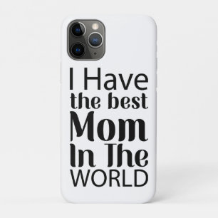 Worlds Best Mum Elegant Black and White Script Case-Mate iPhone Case