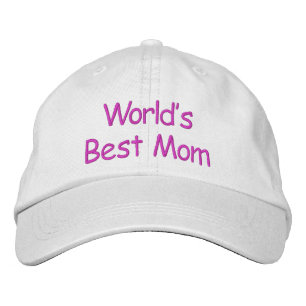 World's Best Mum - Embroidered Hat