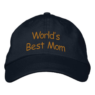 World's Best Mum Embroidered Hat