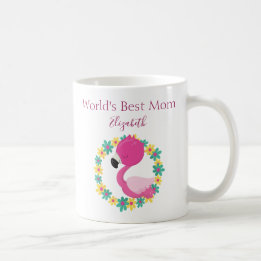 Worlds Best Mum Flamingo Beauty Coffee Mug