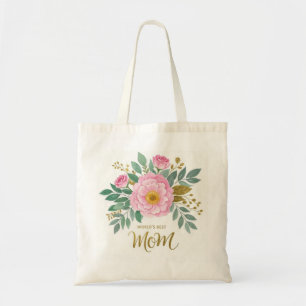 World's Best Mum Flowers  Tote Bag