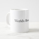 World's Best Mum Jumbo Coffee Mug<br><div class="desc">The best gifts are both personal and functional,  and that’s why this novelty mug is a fantastic choice. High-quality mugs make the perfect gift for everyone.

Printed on only the highest quality mugs. The print will never fade no matter how many times it is washed.</div>