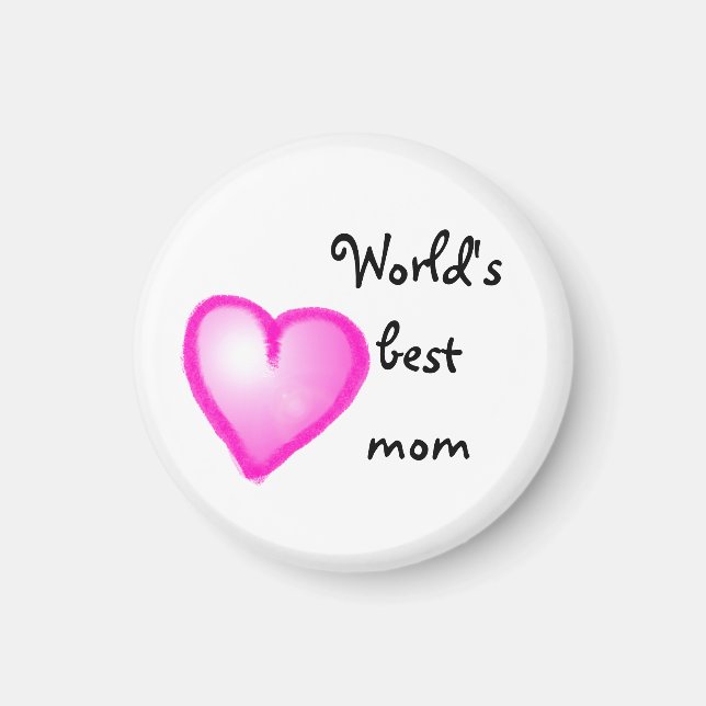 World's best mum magneet magnet (Front)