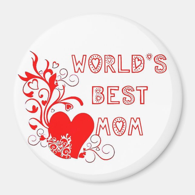 World's Best Mum Magnet (Front)