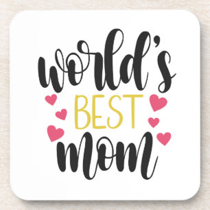 World's Best Mum Mother's Day Coaster