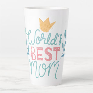 World's Best Mum   Mother's Day Coffee Latte Mug