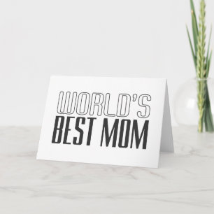 World's Best Mum Mother's Day Greeting Card