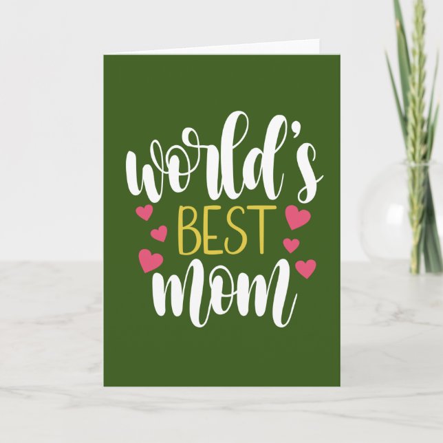 World's Best Mum Mother's Day | Greeting Card (Front)