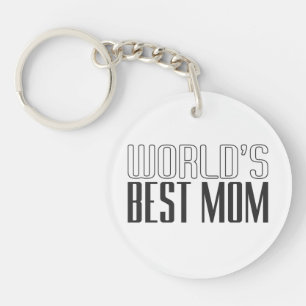 World's Best Mum Mother's Day   Keychain
