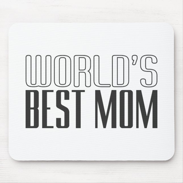 World's Best Mum Mother's Day | Mousepad (Front)