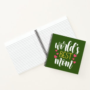 World's Best Mum Mother's Day Notebook