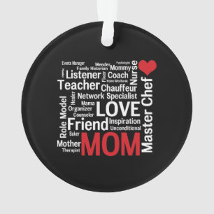 World's Best Mum - Mother's Day or Birthday Ornament