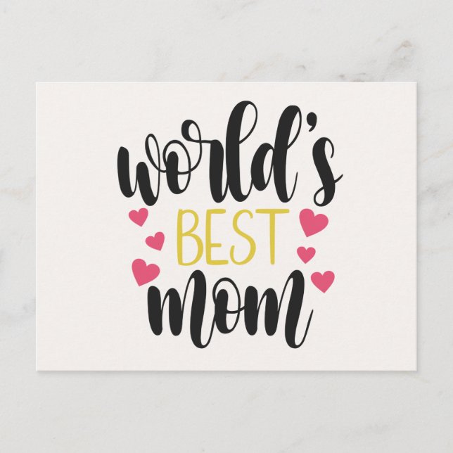 World's Best Mum Mother's Day | Postcard (Front)