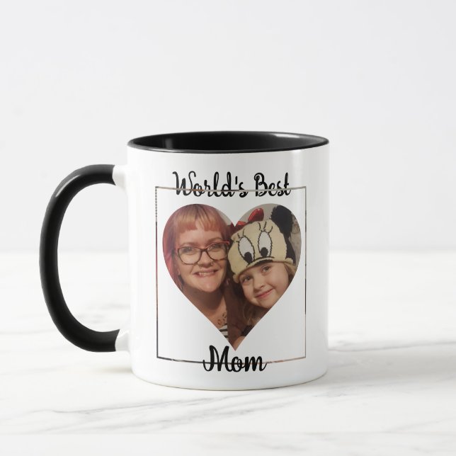 World's Best Mum Personalised Mug (Left)