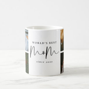 World's Best Mum Photo Collage Coffee Mug