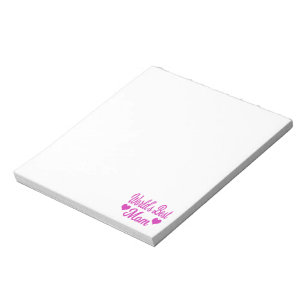 World's Best Mum Pink Notepad