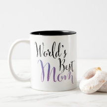 World's Best Mum (Purple) design for