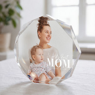 World's Best Mum Since 20XX Modern Photo Block