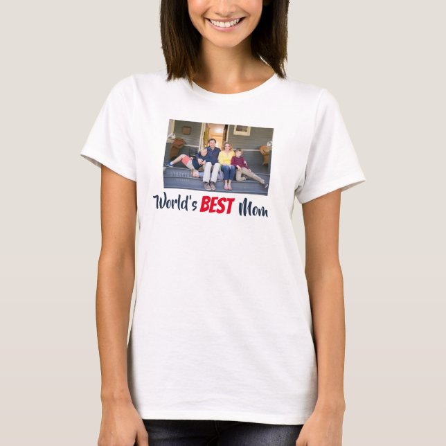 World's Best Mum Stylish T-Shirt (Front)