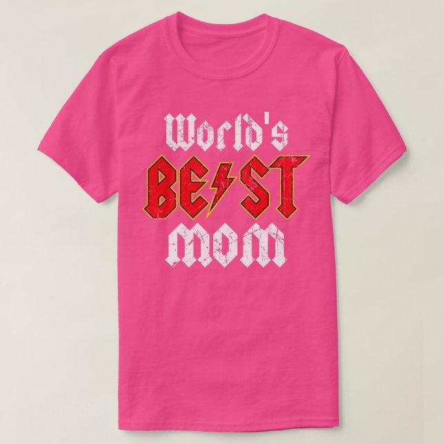 Worlds Best Mum T-Shirt (Design Front)