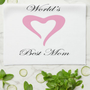 World's Best Mum Tea Towel