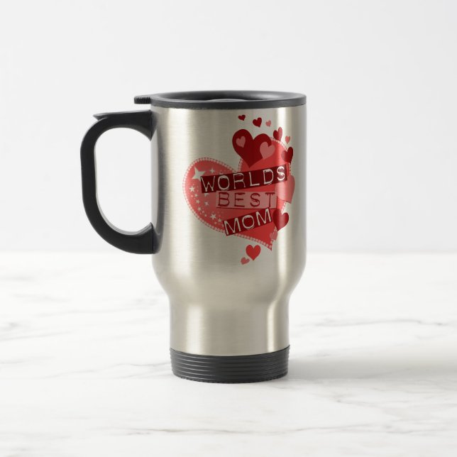 Worlds Best Mum Travel Mug (Left)