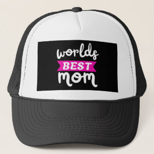 worlds best mum trucker hat