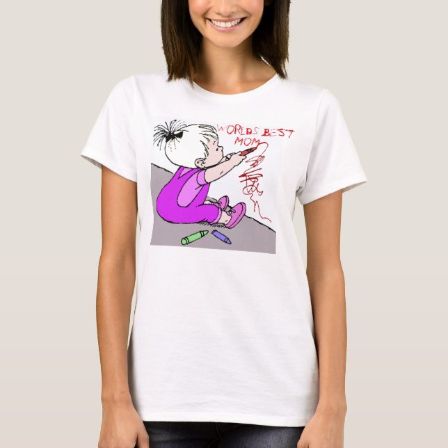 Worlds Best Mum Tshirt (Front)