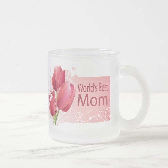 World's Best Mum Tulip Mug (Right)